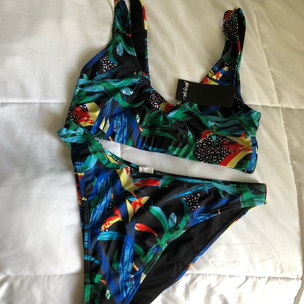 Nasty Gal Tropical Bikini